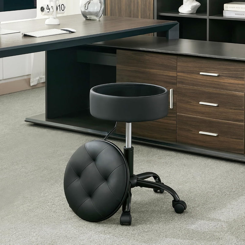 Rolling Stools with Wheels Ergonomic Stool Storage