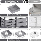 Rolling Storage Cart with 14 Drawers Organiser Tabletop