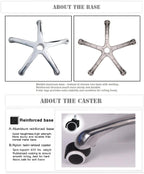 Rolling Swivel Stool with Back Height Adjustable Wheels