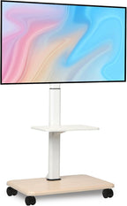 Rolling TV Stand for 32-70 Inch Flat Curved