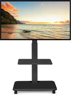 Rolling TV Stand for 32-70 Inch Flat Curved