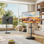 Rolling TV Stand with Wheels for 17–43 Inch