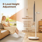 Rolling TV Stand with Wheels for 17–43 Inch
