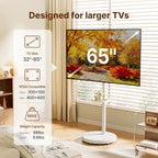 Rolling TV Stand with Wheels for 17–43 Inch