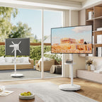 Rolling TV Stand with Wheels for 17–43 Inch