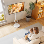 Rolling TV Stand with Wheels for 17–43 Inch