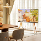 Rolling TV Stand with Wheels for 49 to