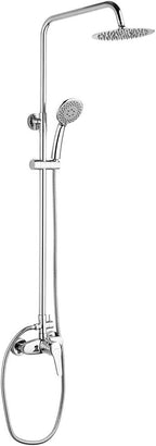 Roma Rain Shower System Mixer Tap Set Chrome