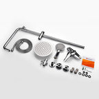 Roma Rain Shower System Mixer Tap Set Chrome