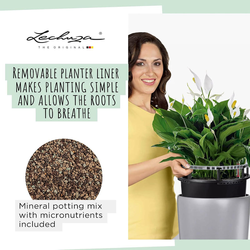 Rondo 32 Self Watering Planter Large Plastic