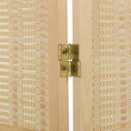 Room Divider 4-Panel Folding Screen