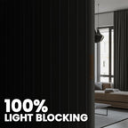 Room Divider Curtain Sets with Flexible Ceiling Track