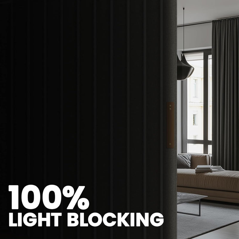 Room Divider Curtain Sets with Flexible Ceiling Track
