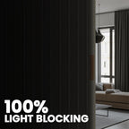 Room Divider Curtain Sets with Flexible Ceiling Track
