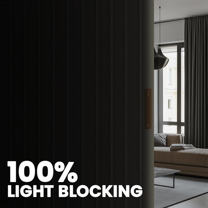 Room Divider Curtain Sets with Flexible Ceiling Track