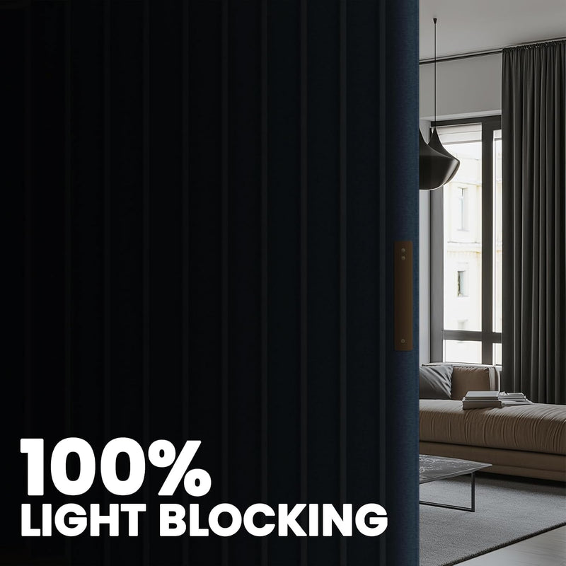 Room Divider Curtain Sets with Flexible Ceiling Track