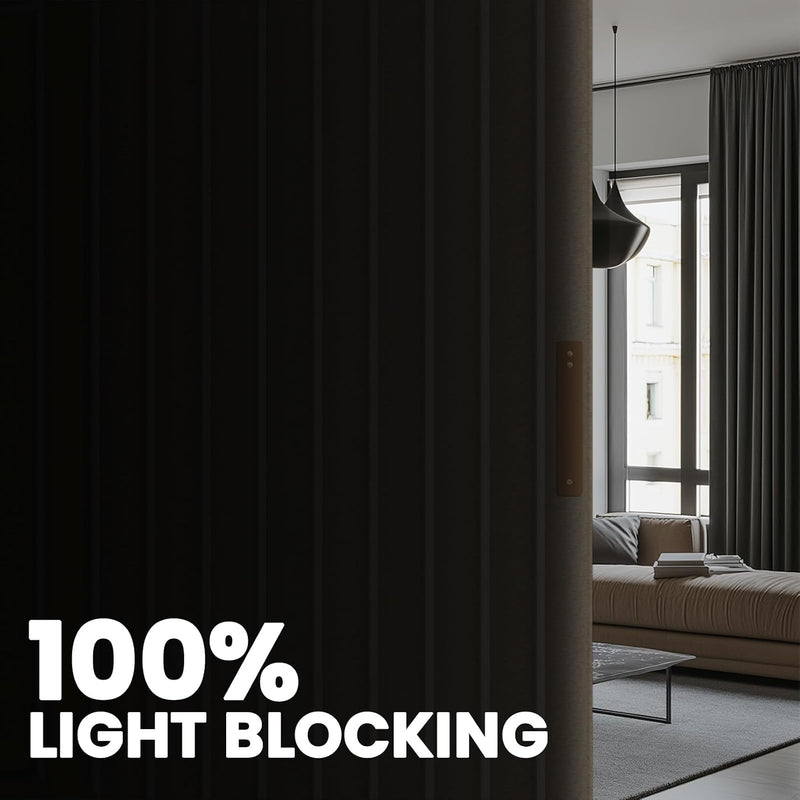Room Divider Curtain Sets with Flexible Ceiling Track