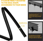 Room Divider Curtain Sets with Flexible Ceiling Track