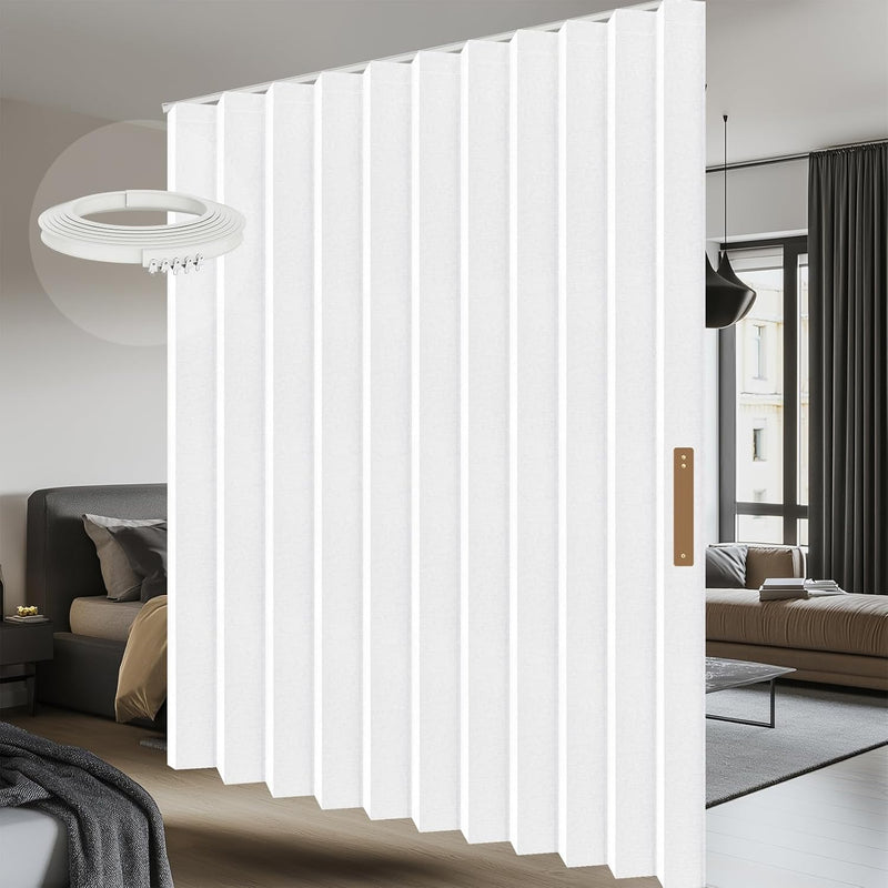 Room Divider Curtain Sets with Flexible Ceiling Track