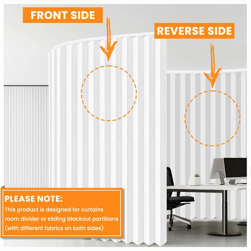 Room Divider Curtain Sets with Flexible Ceiling Track