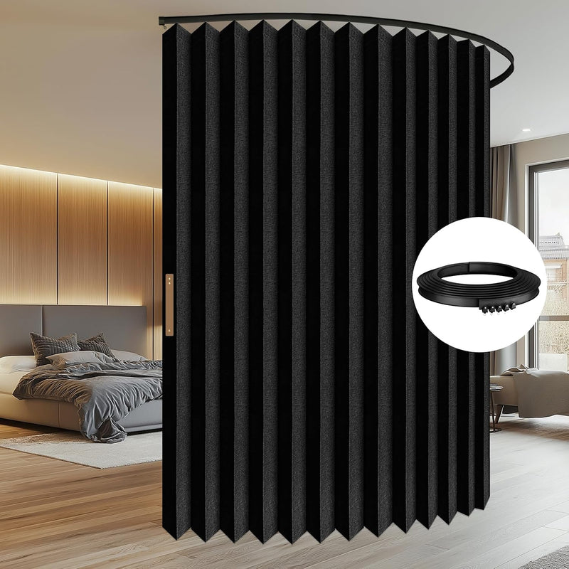 Room Divider Curtain Sets with Flexible Ceiling Track
