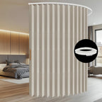 Room Divider Curtain Sets with Flexible Ceiling Track