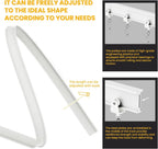 Room Divider Curtain Sets with Flexible Ceiling Track
