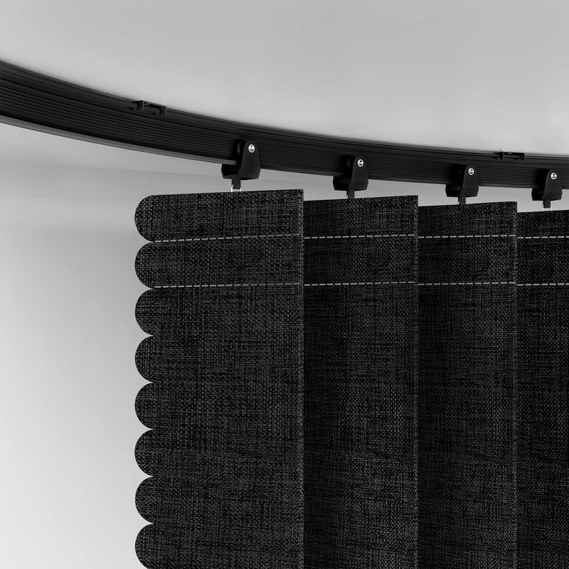 Room Divider Curtain Sets with Flexible Ceiling Track