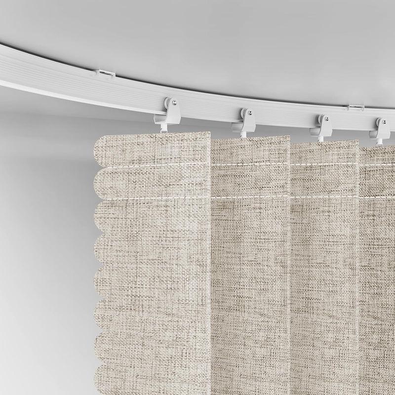 Room Divider Curtain Sets with Flexible Ceiling Track