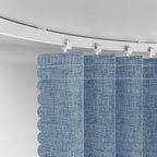 Room Divider Curtain Sets with Flexible Ceiling Track