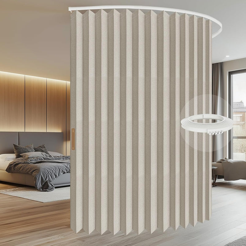 Room Divider Curtain Sets with Flexible Ceiling Track