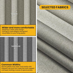 Room Divider Curtain Sets with Flexible Ceiling Track