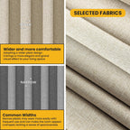 Room Divider Curtain Sets with Flexible Ceiling Track