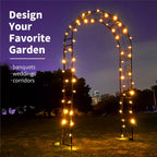 Rose Arch Arbour 87"h X 45"w Iron Curved