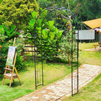 Rose Arch Arbour 87"h X 45"w Iron Curved