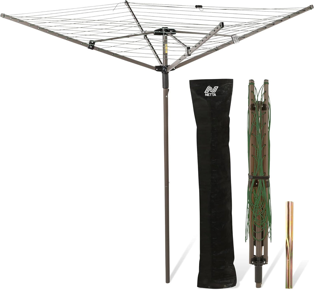 Rotary Washing Line 4 Arm 45m