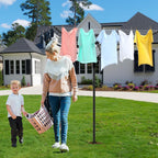Rotary Washing Line 4 Arm 50m Folding Clothes