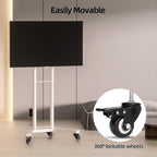 Rotate Mobile TV Stand on Wheels Cart 32-65