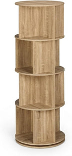 Rotating Bookcase 15 Compartments Hxd: Wood