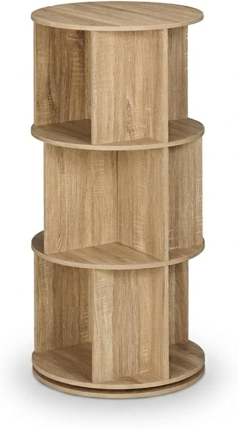 Rotating Bookcase 15 Compartments Hxd: Wood