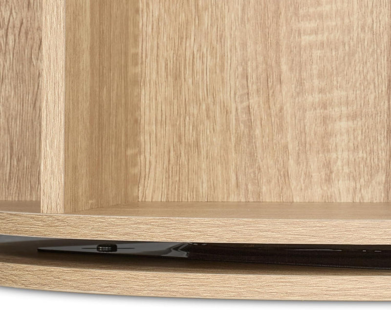 Rotating Bookcase 15 Compartments Hxd: Wood