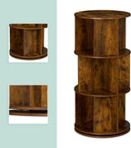 Rotating Bookcase 15 Compartments Hxd: Wood