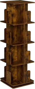 Rotating Bookcase 360-Degree Swivel 3 Tiers