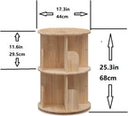 Rotating Bookshelf 360 Display 4 Tier Floor Standing