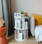 Rotating Bookshelf 360 Display 4 Tier Floor Standing