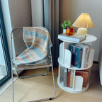 Rotating Bookshelf 360 Display Floor Standing Bookcase Storage