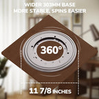 Rotating Bookshelf Tower 4 Tier 360degreesstorage Spinning