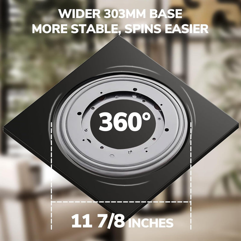 Rotating Bookshelf Tower 4 Tier 360degreesstorage Spinning