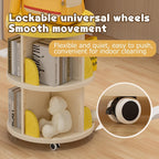 Rotating Bookshelf Tower Bookcase 360 Book Shelf