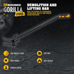 Roughneck Gorilla Demolition Lifting Bar Tool Heavy-Duty Prying